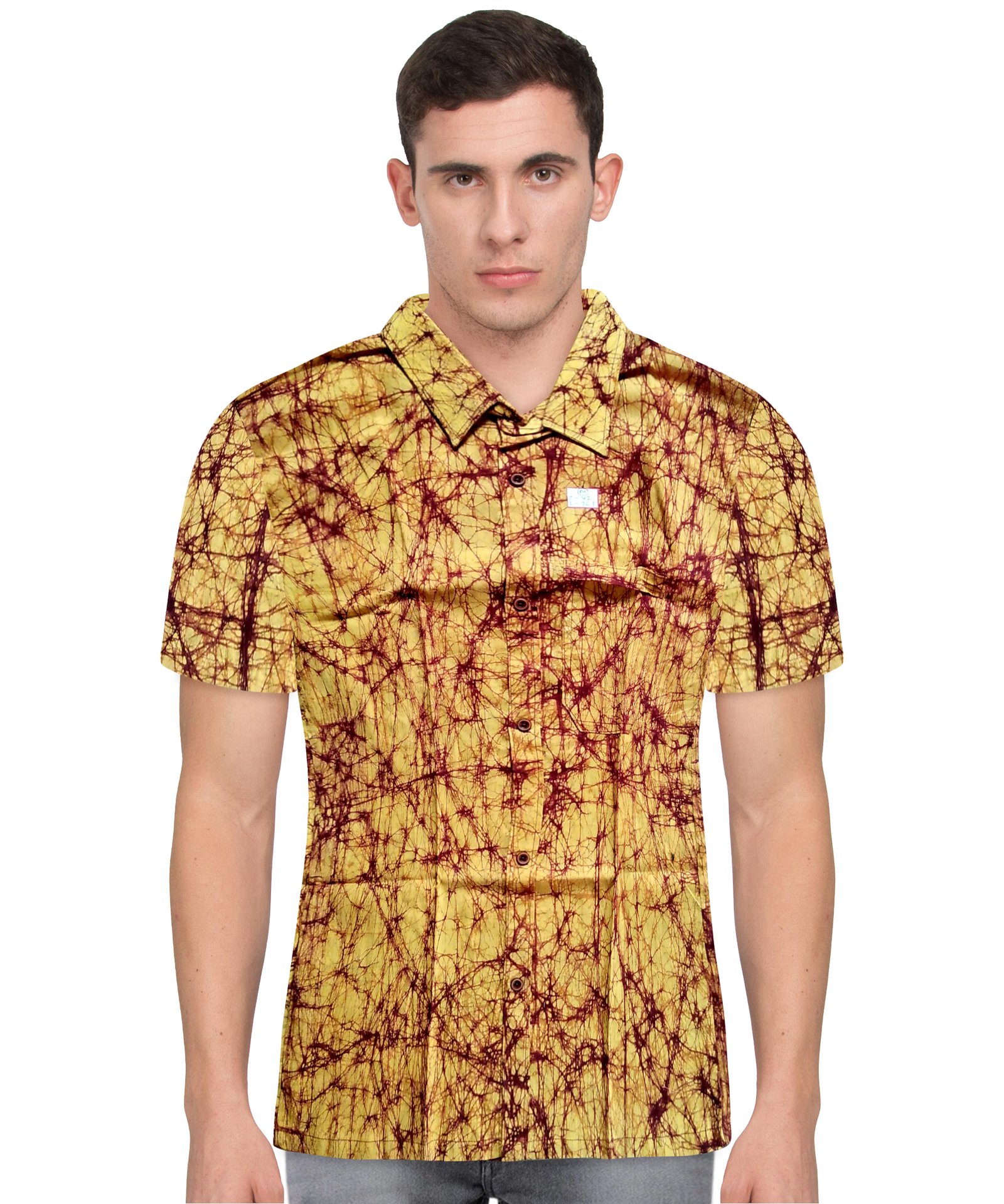 Stylish Batik Print Casual Shirt