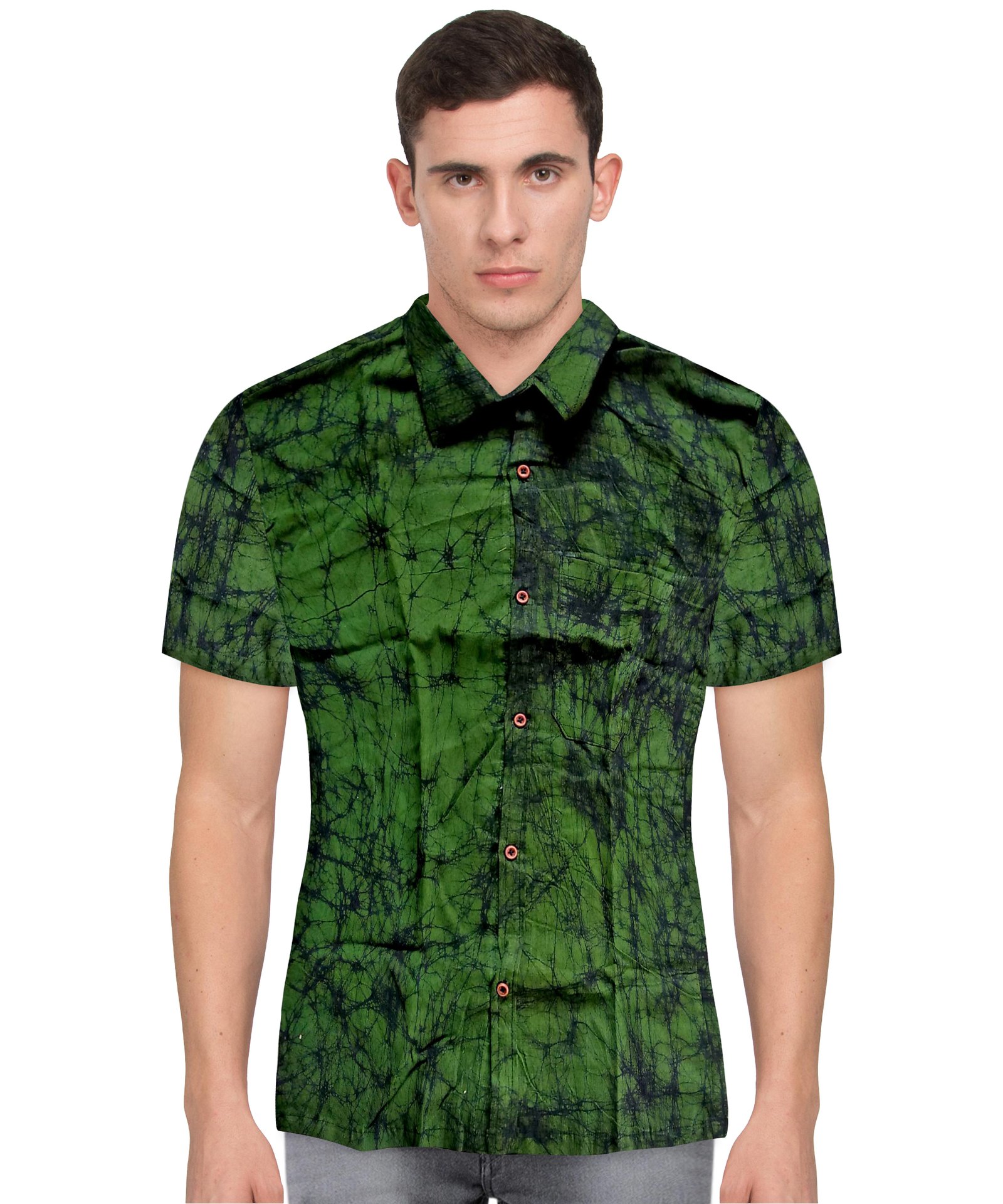 Trendy & Comfy Batik Print Casual Cotton Shirts