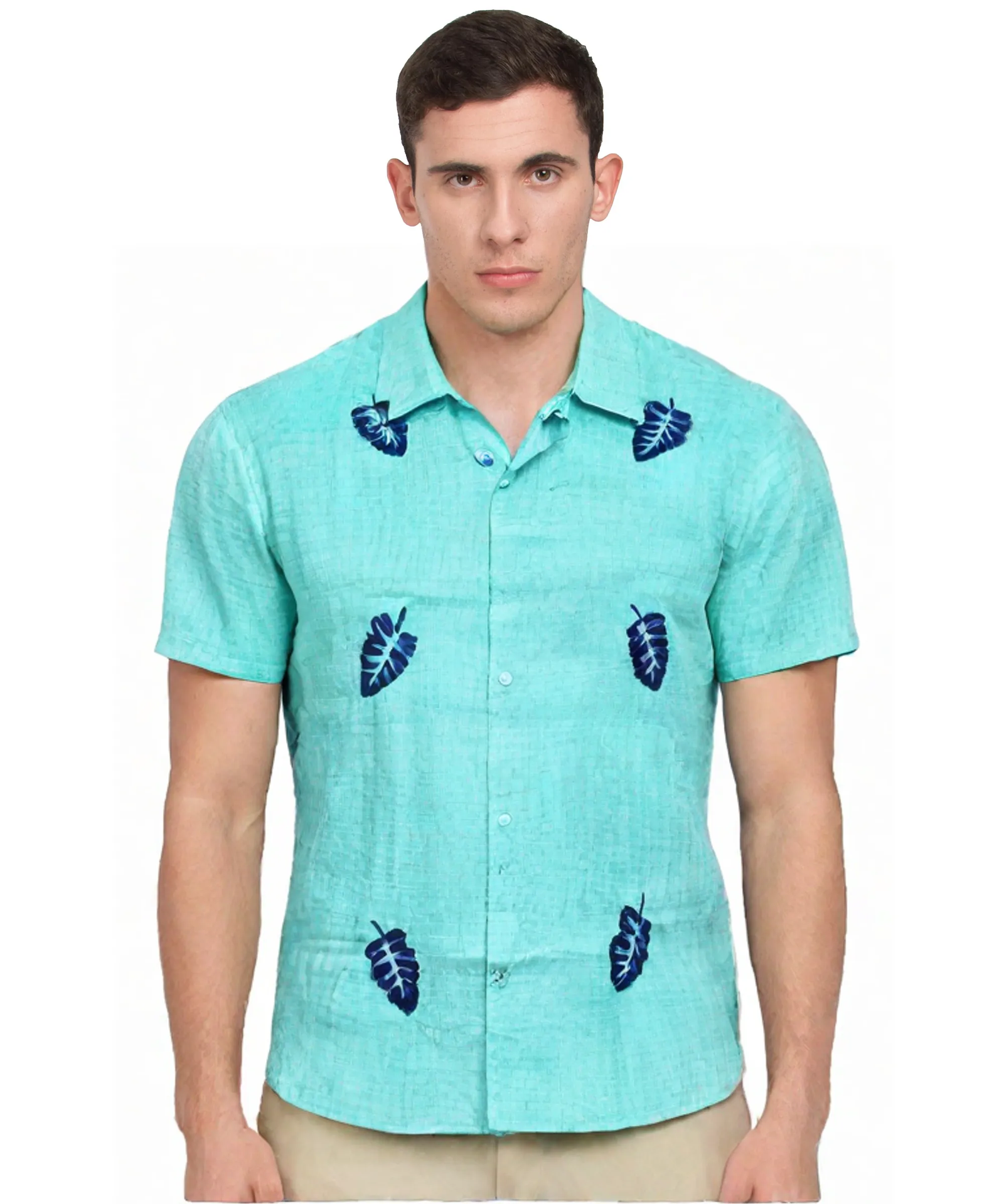 Zeal Men's Hawaiian Shirt: Vibrant Floral Print, Short Sleeve, Lightweight, Perfect for Summer Style
