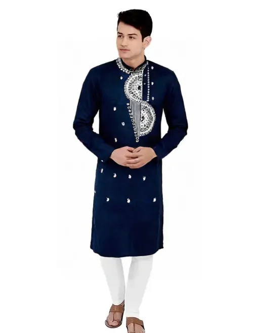 Embroidered Cotton  Kurta